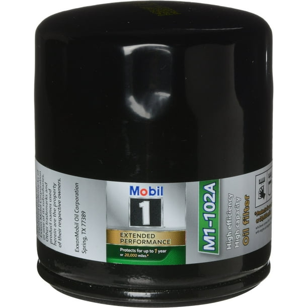 Mobil 1 M1-102A Filtro de aceite de rendimiento extendido, paquete de 2