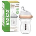 thumbnail image 1 of Biberón de Vidrio Haakaa Gen.3 Cuello Ancho 180ml Libre de BPA, 1 of 8