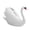 White, variant on Giaone Elegant Geese Figurine Realistic Geese Statue Wildlife Model Table Ornament Home Decor Collectible