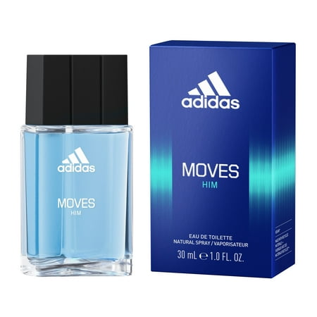 Adidas Moves Eau de Toilette, Cologne for Men, 1 oz