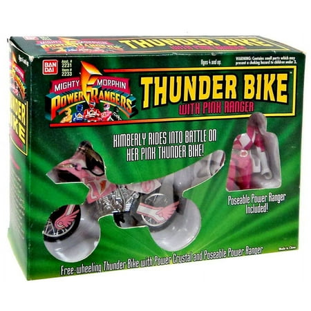 Power Rangers Mighty Morphin Thunder Bike with Pink Ranger Action Figure
