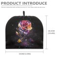 thumbnail image 7 of HELLHERO Colorful Rose Coffee Pot Warmer Cover Protector Durable Not Easily Deformed Polyester Canvas for Kitchen, 7 of 7