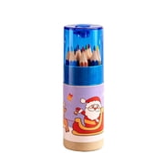 Kieccall Colored Pencil Set 12 Colors Tube Pack Christmas Theme Art Drawing Gift Gift
