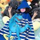 thumbnail image 3 of Children's bath towel cape cartoon beach water absorption 60*120cm blue, 3 of 5