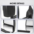 thumbnail image 6 of MOSTPLUS Pair Manual Folding Tow Mirrors Assembly for 2003-2017 Chevy Express GMC Savana, 6 of 7