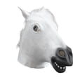 thumbnail image 2 of Máscara de cabeza de animal, accesorio para disfraz de cosplay, novedad, accesorio fotográfico, de vestir para actuación en escenario, juego de rol Caballo blanco, 2 of 8