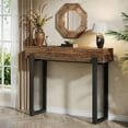 thumbnail image 7 of Tribesigns 41" Wood Console Table with Storage, Industrial Small Entryway Table with Mesh Metal Legs, 7 of 7