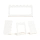 thumbnail image 3 of Organizador de acrílico para orejas, ideal para tobilleras, collares, pulseras, guardar joyas en casa. blanco 4 piezas, 3 of 9