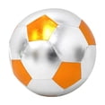 thumbnail image 2 of Lipstore 25cm Inflatable Soccer Ball Glossy Training for Club Competition Sports Gift Orange, 2 of 8