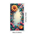 thumbnail image 1 of Floral Backdrop Banner Flower Arrangement Background for Wedding Party Photography Props Decoration Event Romantic Setting Elegant Roses Garden, 1 of 4