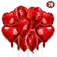 thumbnail image 1 of Ballons en Forme de Cœur à l'Hélium, pour Décorations de Fête, 1 of 5