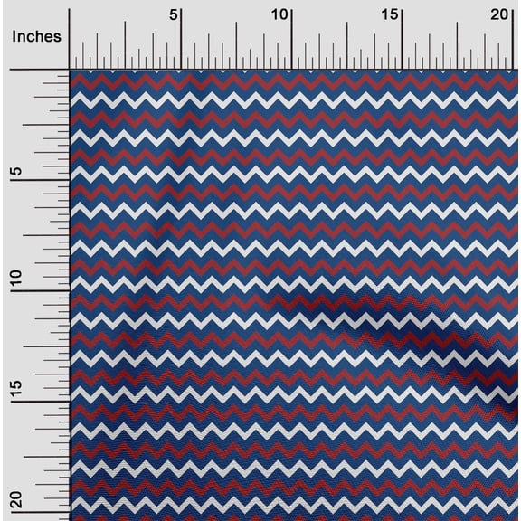 oneOone Cotton Poplin Twill Royal Blue Fabric Stripes Sewing Fabric By The Yard Printed Diy Clothing Sewing Supplies 56 Inch Wide-YZL