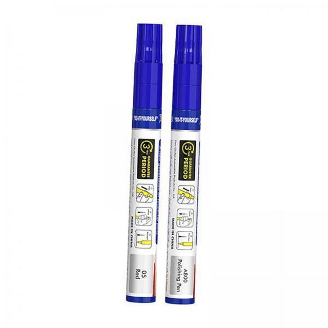 2x Accesorio de Lápiz de Pintura para Retoque de Automóvil con Lápiz Pulidor Piezas de Rayones Menores Resistente Al Agua Secado Rápido Solución Fácil 2 piezas