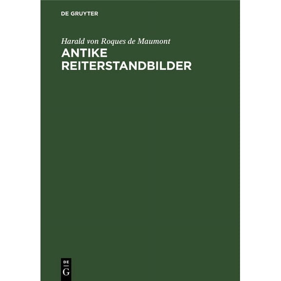 Antike Reiterstandbilder, (Hardcover)