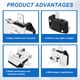 thumbnail image 3 of 2 Set Relé de Arranque PTC para Refrigerador 4.7 Ohm 2 Pin y Protector de Sobrecarga 1/5HP, 3 of 6