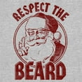 thumbnail image 2 of Women's Lost Gods Respect The Beard  Graphic Tee Athletic Heather Large, 2 of 4