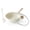 Cream White, variant on 12 Inch Gray Nonstick Ceramic Wok Pan