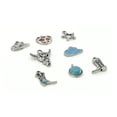 thumbnail image 3 of Blue Moon Beads Silver Turquoise Western Charms, Set of 8, 3 of 4