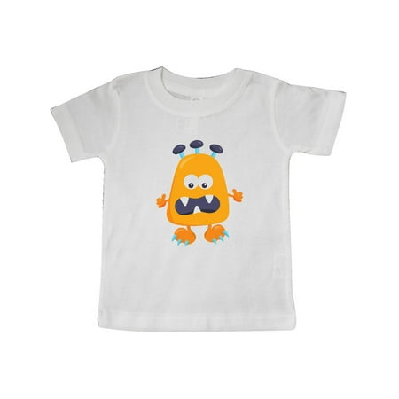 

Inktastic Cute Monster Little Monster Orange Monster Gift Baby Boy or Baby Girl T-Shirt