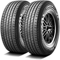 Pair of 2 (TWO) Kumho Crugen HT51 245/65R17 111T XL All Weather Tire Fits: 2004 Jeep Grand Cherokee Overland, 2019 Jeep Cherokee Trailhawk Elite