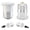 2, variant on 2 Pack, Light Socket to Plug Adapter, Convert Light Bulb Socket to Outlet Adapter (White).