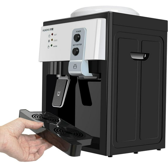 Electric Hot &Cold Water Dispenser,Countertop Water Cooler Dispenser,1.1 to 5 Gallon Top Loading Water Cooler Dispenserfor Home Office 500W 110V for Home/Office/Dormitory Use