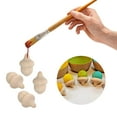thumbnail image 3 of Raindrops Set of 25 Handpainted Wooden Acorns for Crafts and Home Decoration with Natural Texture, 3 of 8