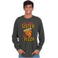 thumbnail image 5 of Will Trade Sister for Pizza Joke Long Sleeve TShirt Men Women Brisco Brands S, 5 of 6