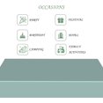 thumbnail image 6 of 60x84 Inch Turquoise Blue Rectangle Tablecloths Morandi Series Heavy Duty Washable Fabric Table Cloth Waterproof Durable Solid Table Cover for Kitchen Dining Party Buffet Home Picnic Wedding, 6 of 7