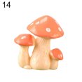 thumbnail image 2 of SPRING PARK 1Pc Mini Mushrooms for Fairy Garden PVC Mushrooms Miniature Figurines Colorful Miniature Garden Ornaments Fairy Garden Accessories, 2 of 7