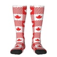 thumbnail image 2 of Lsque Maple Leaves1 Printed Crew Socks Men's Women's LightWeight Thin Casual Calf Socks ,Knee High Socks,Cotton Socks, 2 of 9