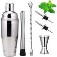 thumbnail image 1 of Shaker à Cocktail en Acier Inoxydable 750ml Outils de Barman 6 Pcs Walkbee 1188 B, 1 of 5