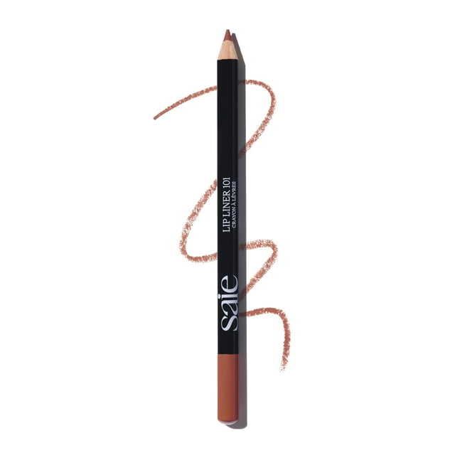 Delineador de labios Saie Lip Liner 101 Flirt con manteca de karité y aceite de jojoba