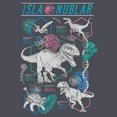 thumbnail image 2 of Mens Jurassic World Isla Nublar Blueprints Lightweight Hoodie, 2 of 2