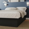 thumbnail image 4 of Nexera Valere Full Size Platform Bed Frame, Black, 4 of 7