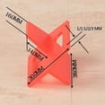 thumbnail image 4 of Replaceable Floor Leveler Tile Spacer Clip Leveling System Reusable Floor Gap Clip Wedge Tile Tool 1, 4 of 5