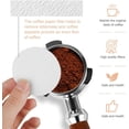 thumbnail image 3 of Round coffee filter paper, 100 pieces espresso paper filters, 51 mm coffee paper filters for Aerobie Aeropress coffee, espresso machines-white, 3 of 14