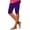 Purple#2, variant on HAJWOH Women’s Capri Leggings Knee Length Leggings Stretch Summer Casual Athletic Running Workout Yoga Pants
