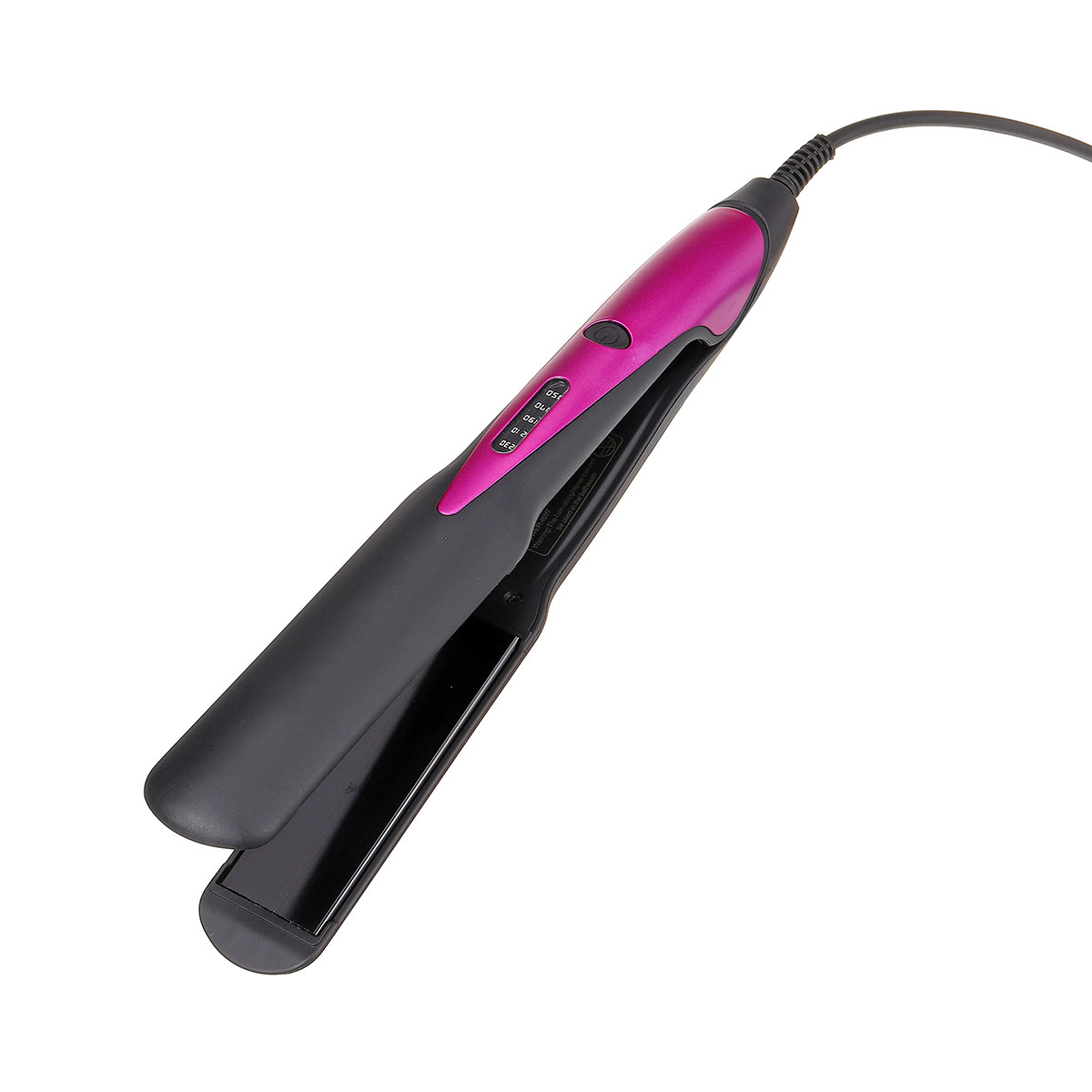 2 IN 1 Fivespeed Ceramic Flat Iron Hair Straightener Curler Curly Hair