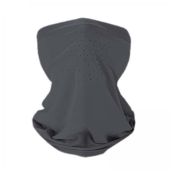 Mascarilla Protectora Solar Strade Fareast Limited Bufanda Para El Cuello Para Hombres Y Mujeres Gris Oscuro