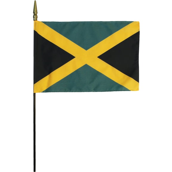 Jamaica - 8"X12" Stick Flag