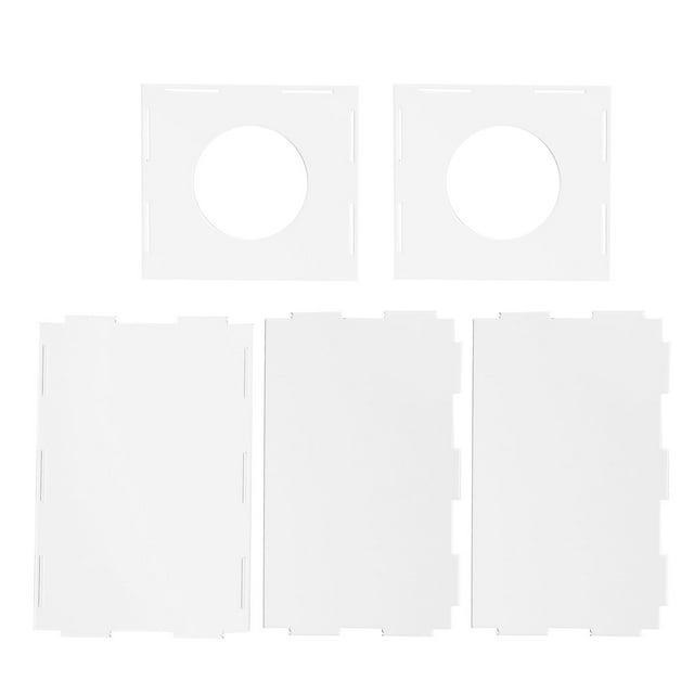 Table Polisher Dust Box, Easy To Install Acrylic Practical Grinding Dust Box Dustproof Rectangle with Rubber Band for Household