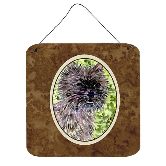 Caroline's Treasures SS8815DS66 Cairn Terrier Wall or Door Hanging Prints, 6x6, multicolor