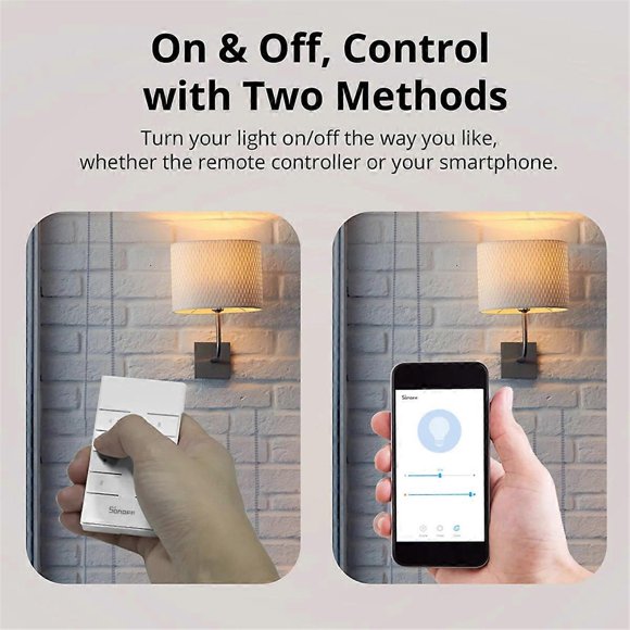 D1 Smart Dimmer with RM433R2 Remote Control Timer Switch