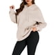 thumbnail image 2 of Sudaderas con Capucha Extragrandes para Mujer, Sudaderas de Forro , Suéteres de Moda para Otoño e Invierno Caqui M, 2 of 9