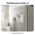 thumbnail image 3 of Abbraccia Temporizador de cocina, reloj despertador mecánico, 60 minutos, visual, ahorra espacio, sin batería, 3 of 6