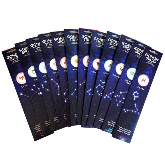 GONESH ZODIAC – Assortment of 12 Signs