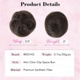 thumbnail image 2 of Extensiones para moños de pelo REECHO, minipinza con forma de garra, orejas de gato desordenadas, 2 of 6