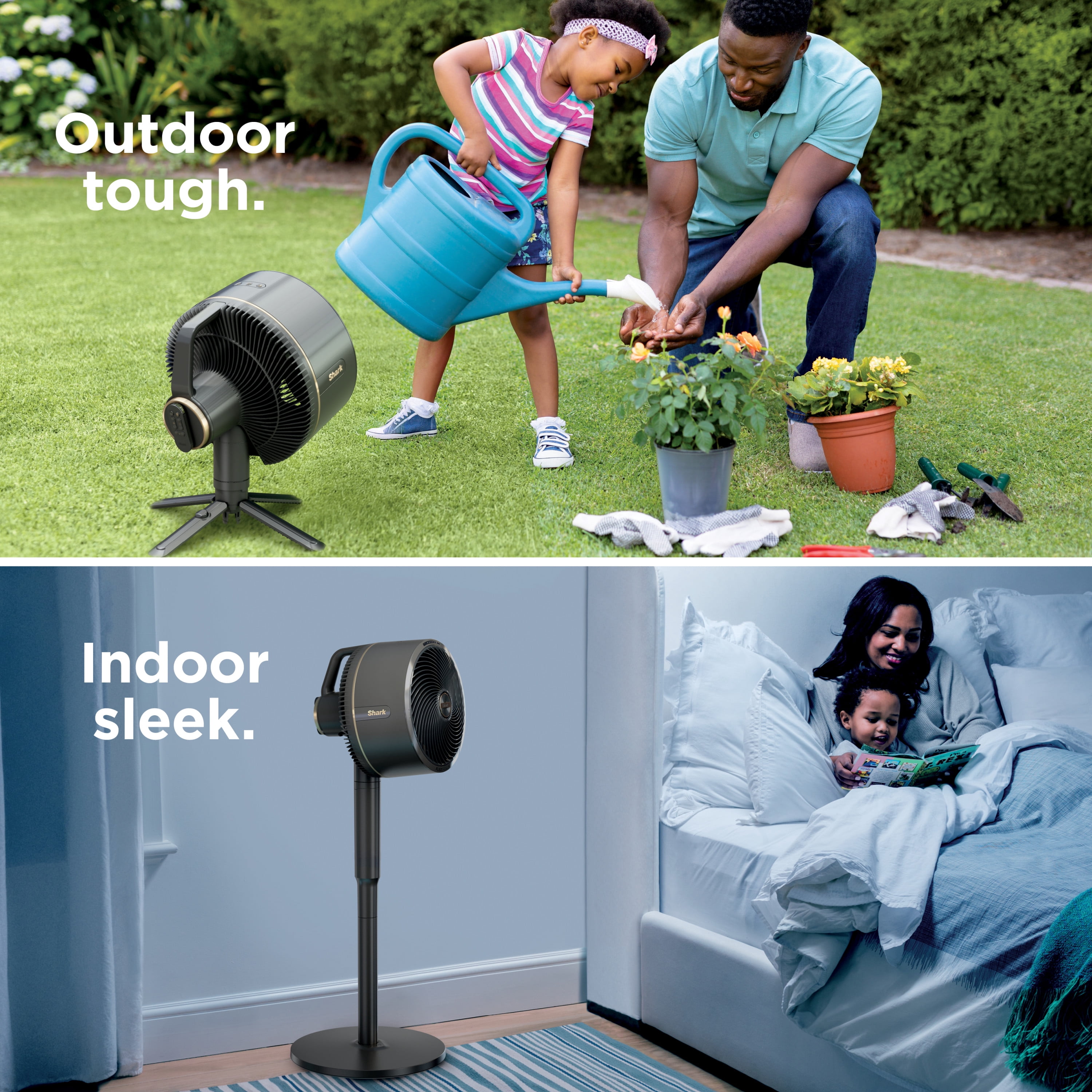 Shark Breeze Boost 37 in. H 5 speed Oscillating Pedestal Fan With Remote Remote Control