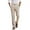 Beige, variant on Luwomo Mens' Leisure Suit Pants Business Style Solid Colour Long Straight Leg High Waist Slim Fit Regular Trousers Beige,28